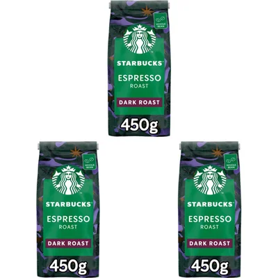 Starbucks Espresso dark roast koffiebonen 3-pack