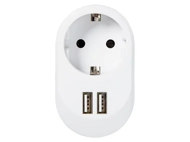 SILVERCREST® USB-stopcontact adapter