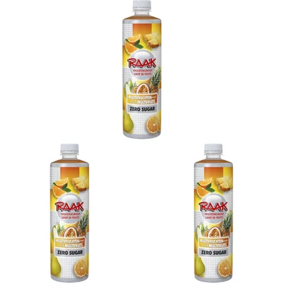 Raak Vruchtensiroop multivruchten zero 3-pack