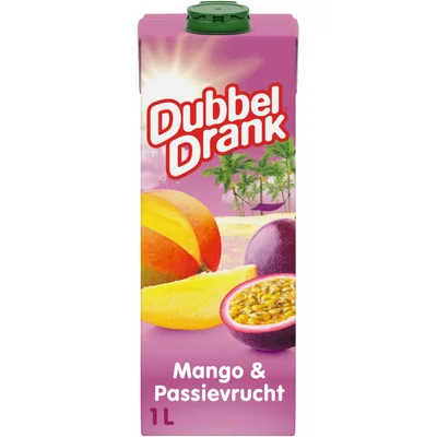 DubbelDrank Mango & passievrucht