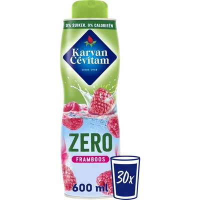 Karvan Cévitam Zero framboos siroop