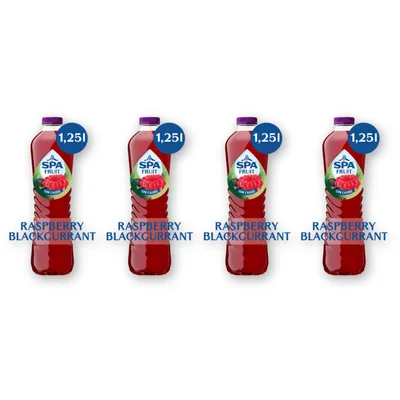 Spa Fruit raspberry blackcurrant 4-pack