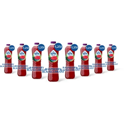 Spa Fruit raspberry blackcurrant 8-pack
