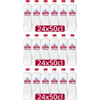 Spa Intense bruisend mineraalwater 72-pack