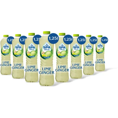 Spa Fruit lime ginger 8-pack
