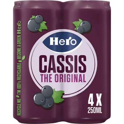Hero Cassis the original 4-pack