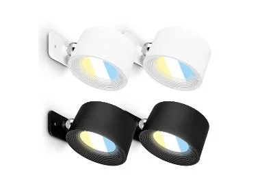 Briloner Set van 2 draadloze wandlampen