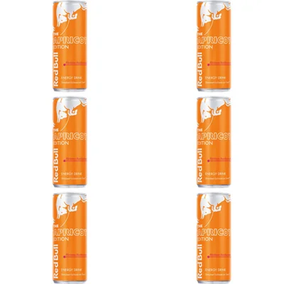 Red Bull Energy drink abrikoos-aardbei 6-pack