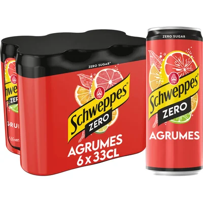 Schweppes Agrumes zero 6-pack