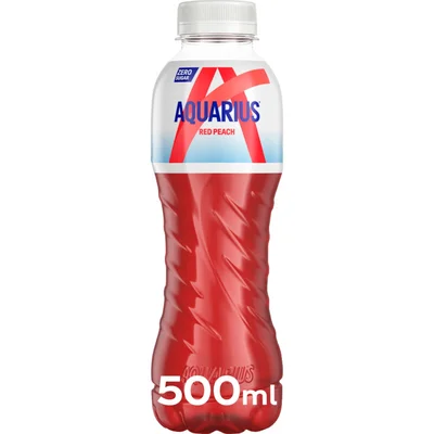 Aquarius Red peach zero sugar