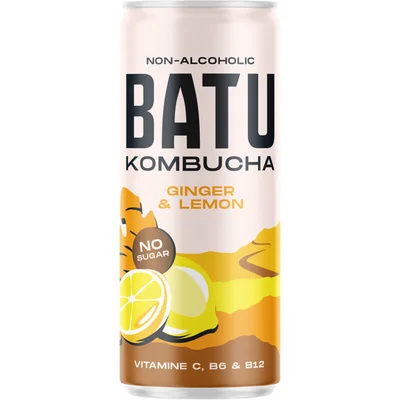 Batu Kombucha ginger & lemon