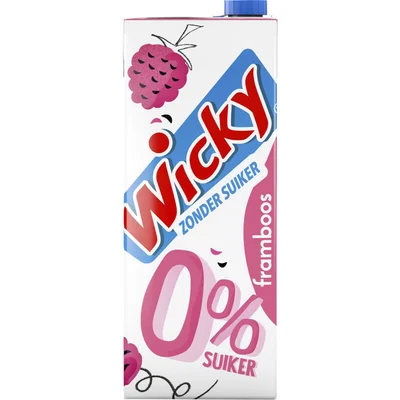 Wicky Framboos 0% suiker