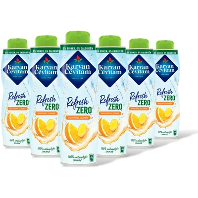 Karvan Cévitam Refresh zero sinaasappel & gember 6-pack