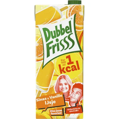 DubbelFrisss 1kcal sinas & vanille ijsje smaak