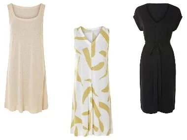 esmara® Dames jurk van linnenmix