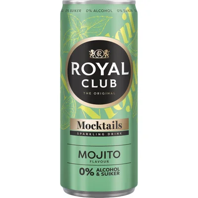 Royal Club Mocktails mojito flavour 0% alcohol