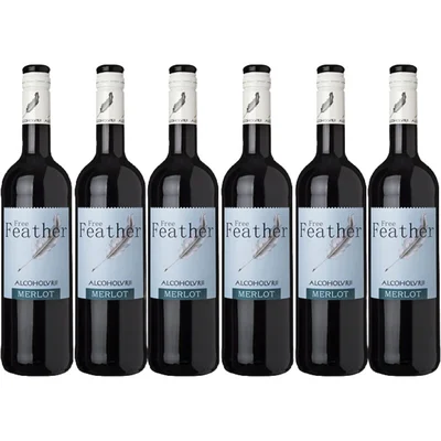 Free Feather Merlot Alcoholvrij 6-pack