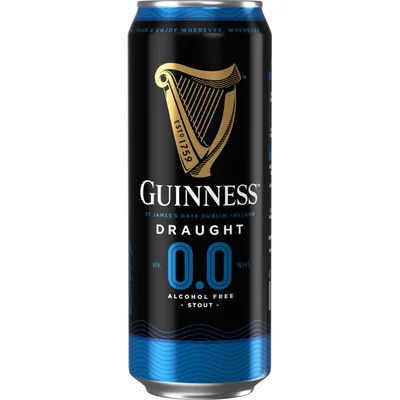 Guinness Draugt 0,0% stout