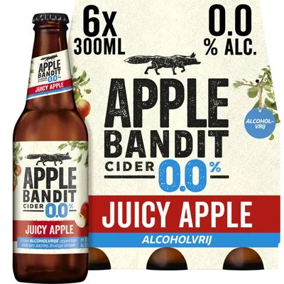 Apple Bandit Juicy apple 0.0 cider 6-pack