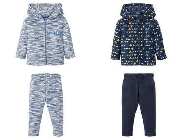 LUPILU® baby fleece-kostuum jongens, met kinbescherming