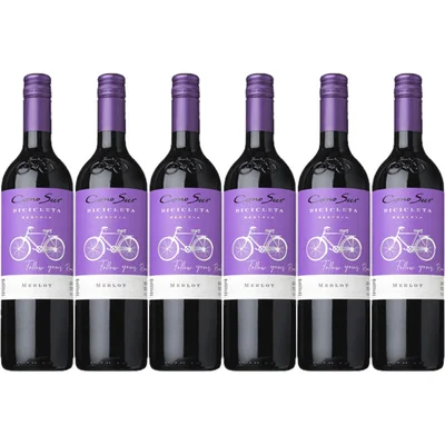 Cono Sur Bicicleta merlot 6 flessen