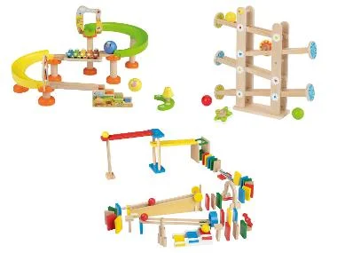 lupilu® Houten knikkerbaan