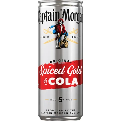 Captain Morgan Rum & cola