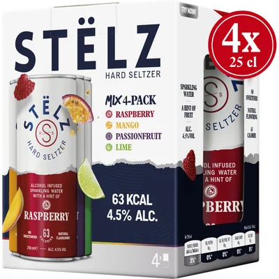 Stëlz Hard seltzer mix 4-pack