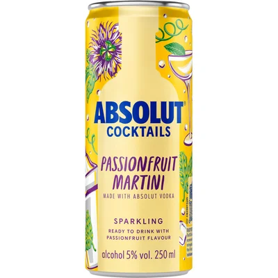 Absolut Passionfruit martini