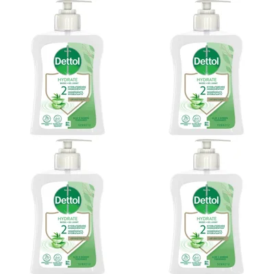 Dettol Handzeep aloe vera & bamboe 4-pack