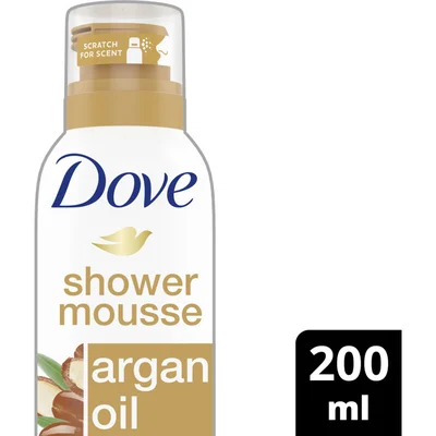 Dove Argan oil shower mousse