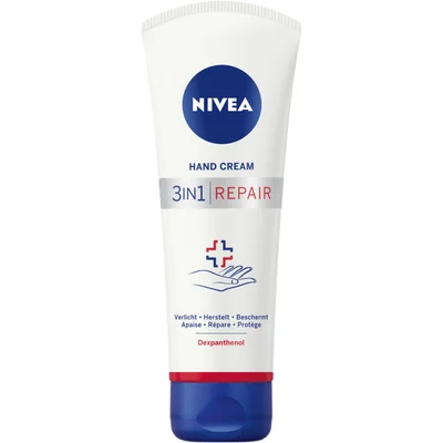 NIVEA 3in1 repair handcréme 24u hydratatie