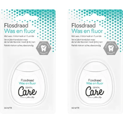 Care Flossdraad fluor 2-pack