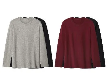 esmara Men Set van 2 heren shirts met lange mouwen