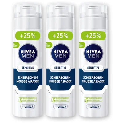 NIVEA Men sens scheerschuim met kamille 3-pack