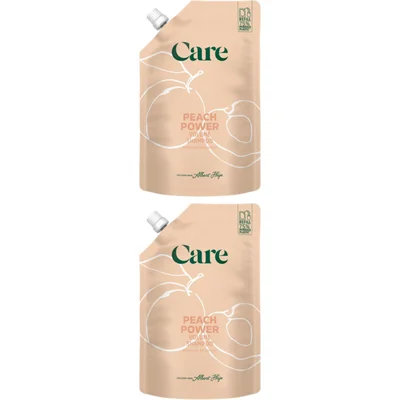 Care Peach power vol. shampoo refill 2-pack