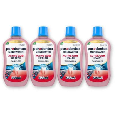 Parodontax Mondwater extra fresh 4-pack