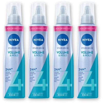 NIVEA Volume care styling mousse 4-pack