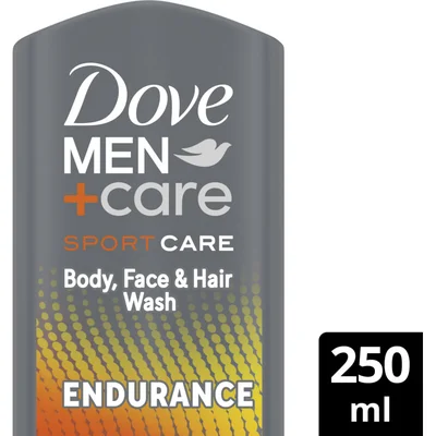 Dove Sport endurance body + face + hair wash