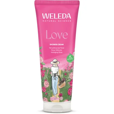 Weleda Wilde rozen harmoniserende douchecrème