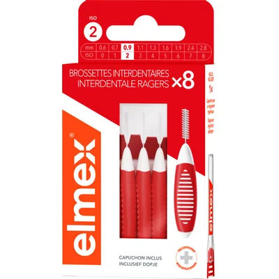 Elmex Interdentale ragers 0,9mm size 2