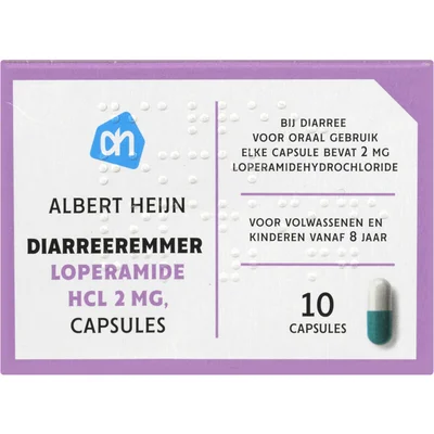 AH Diarreeremmer loperamide 2mg capsules