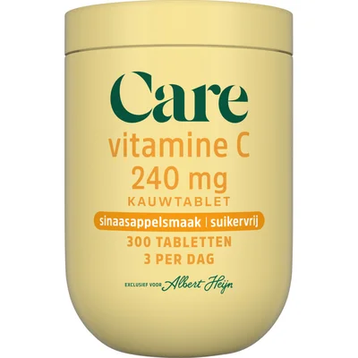 Care Vitamine C kauwtabletten sinaasappel