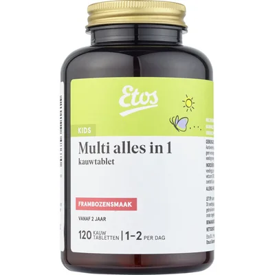 Etos Kids Multi kauwtablet framboos