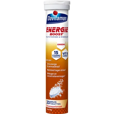 Davitamon Energie boost ginseng bruistabletten