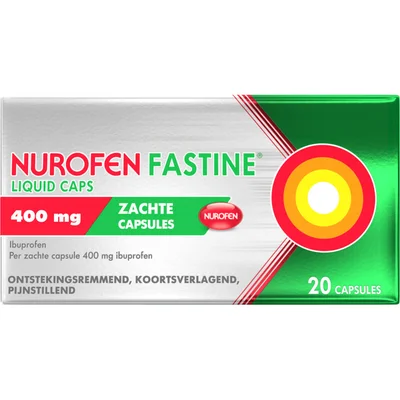 Nurofen Fastcaps 400mg zachte capsules