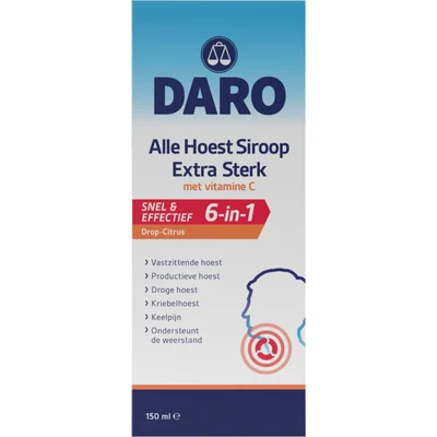 Daro Alle hoest siroop met vitamine c