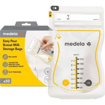 Medela Moedermelk bewaarzakjes met schenktuit