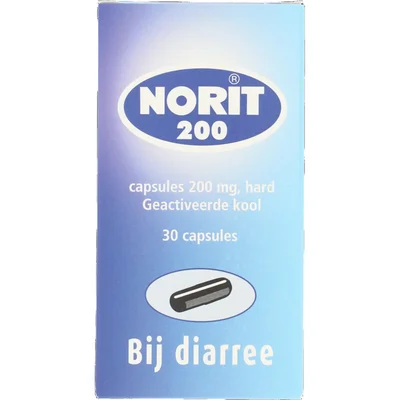 Norit Bij diarree 200mg capsules