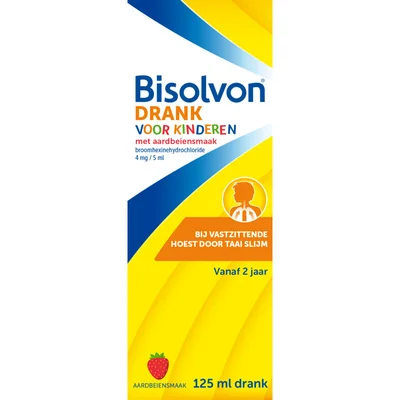 Bisolvon Drank voor kids aardbeiensmaak